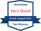 Avvo rating Very Good Frank Joseph Dito Top Attorney